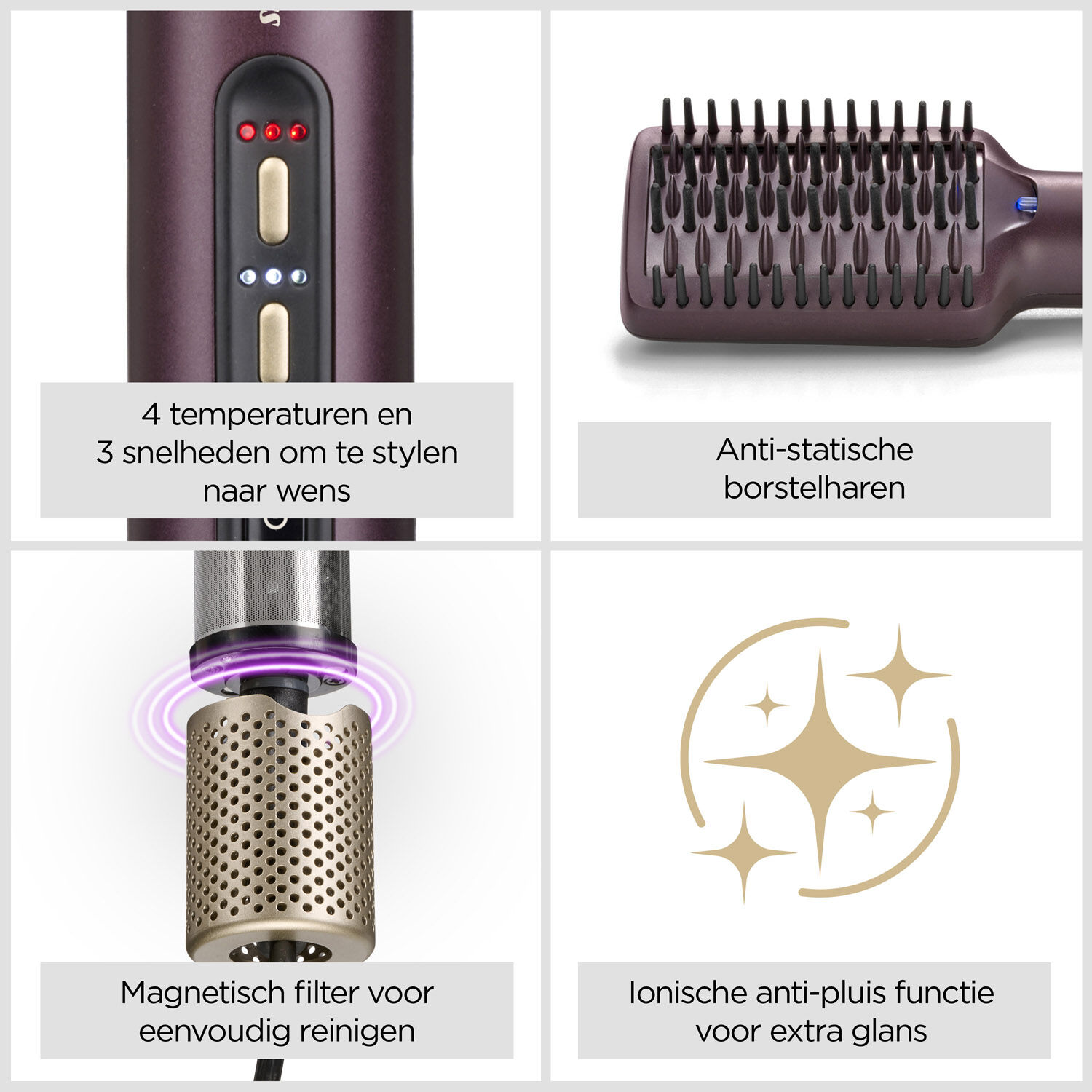BaByliss Air Power Smooth Nat en Droog Glad en Stijlen